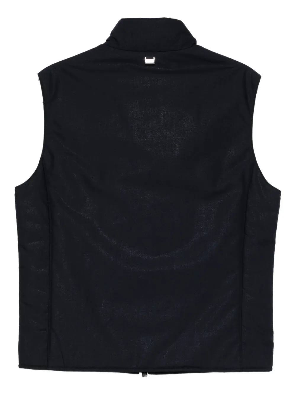 Corneliani Quilted Zip Gilet In Blue