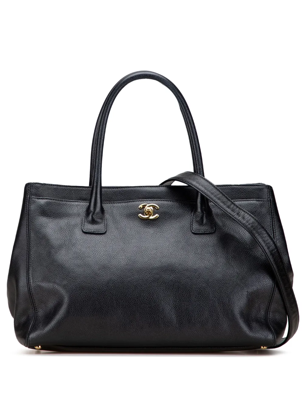 CHANEL Pre-Owned 2004-2005 ミディアム カーフスキン エグゼクティブ サーフ トート サッチェルバッグ - CHANEL Pre-Owned 2004-2005 ミディアム カーフスキン エグゼクティブ サーフ トート サッチェルバッグ -