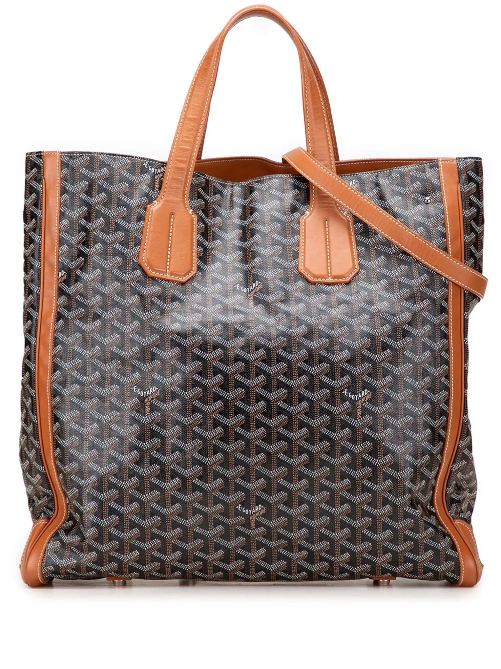 Goyard Pre-Owned 2011 Goyardine Voltaire satchel - Nero