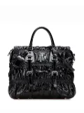 Prada Pre-Owned 2000-2013 Vernice Gaufre satchel - Black