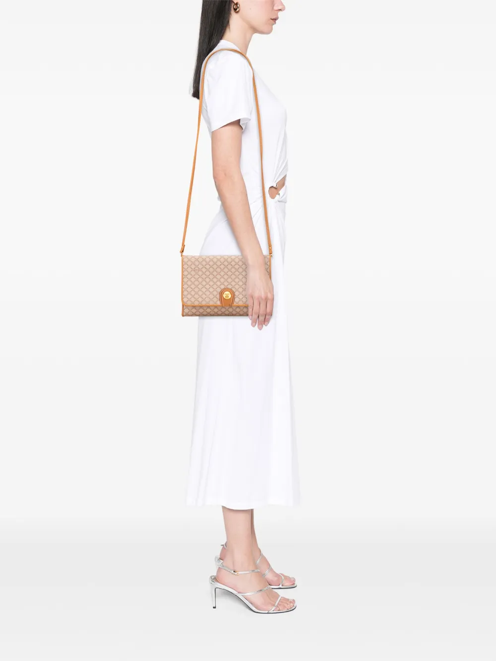 Celine Pre-Owned 2007 Macadam Coated Canvas crossbody bag | Pre-Owned | Image 2
