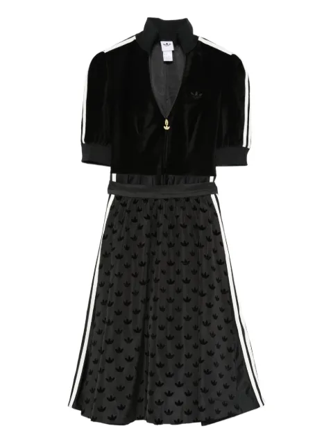 adidas v-neck midi dress