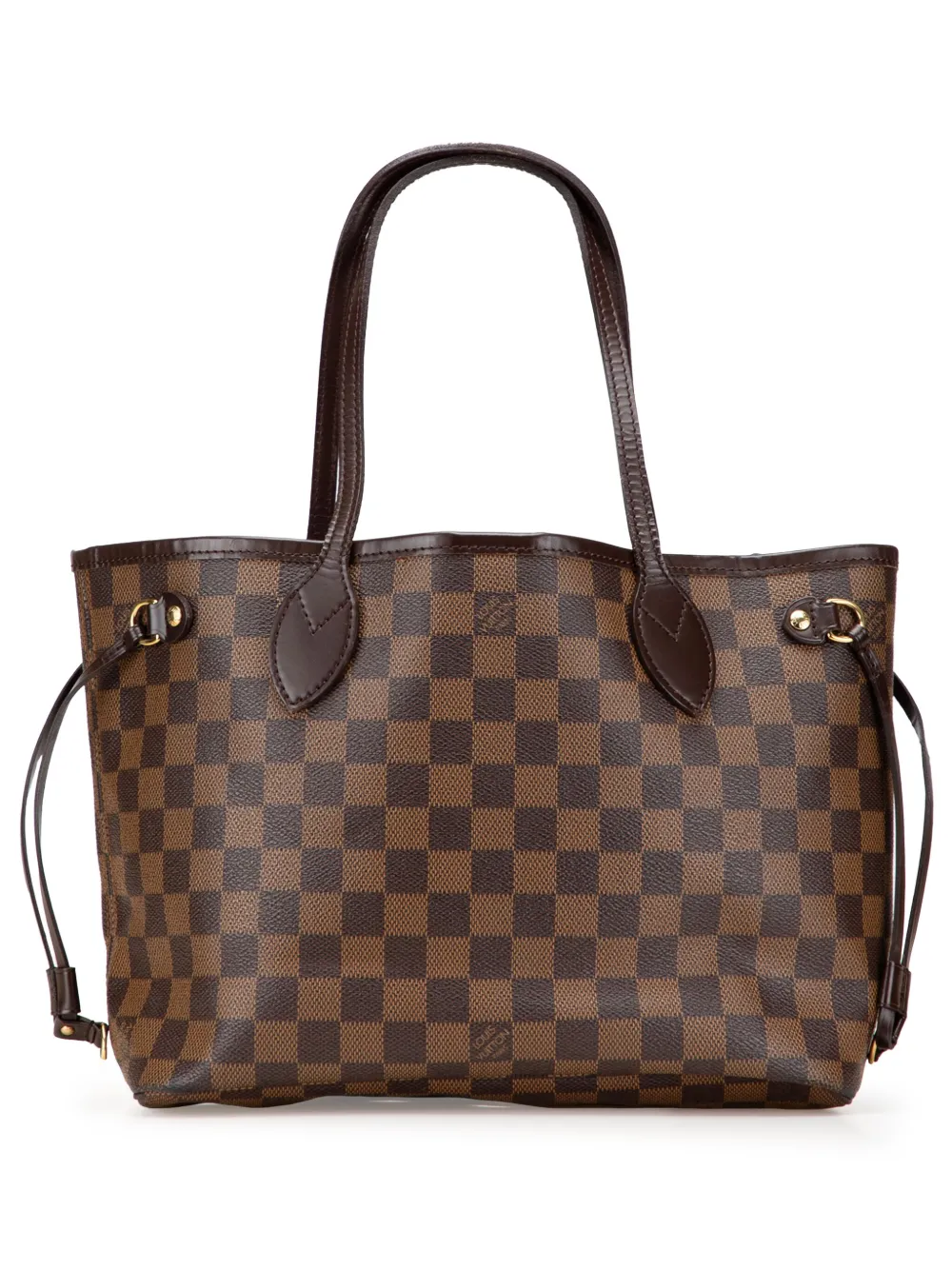 Louis Vuitton Pre-Owned 2008 ダミエ エベヌ ネヴァーフル PM トートバッグ - ブラウン Louis Vuitton Pre-Owned 2008 ダミエ エベヌ ネヴァーフル PM トートバッグ - ブラウン