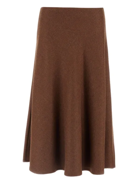 Herno falda con pliegues