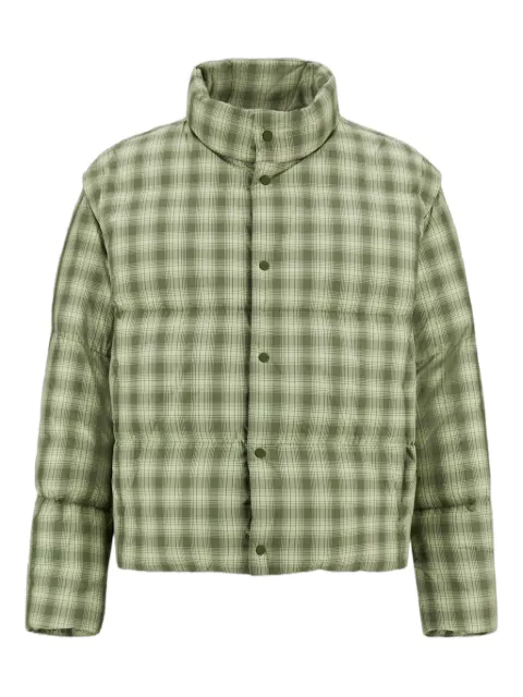 Herno checked padded jacket