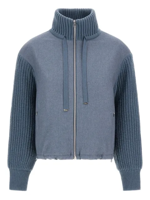 Herno veste à empiècements en maille
