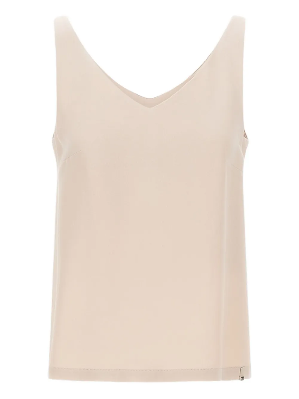 Herno Top smanicato con scollo a V - Toni neutri