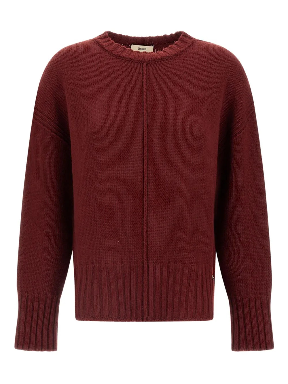 Herno Maglione girocollo in lana - Rosso