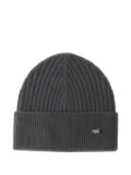 Herno ribbed-knit beanie - Grey