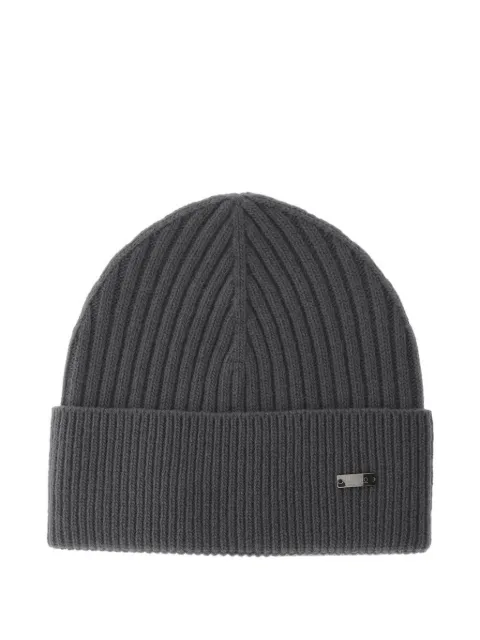 Herno ribbed-knit beanie