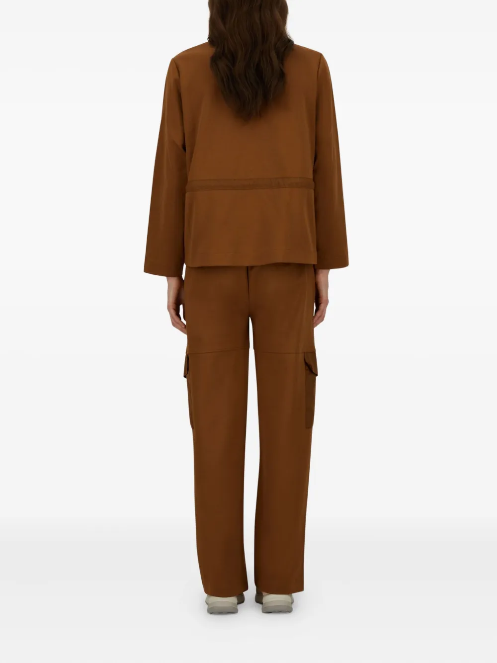  Herno Buttoned Pocket Top - Brown 