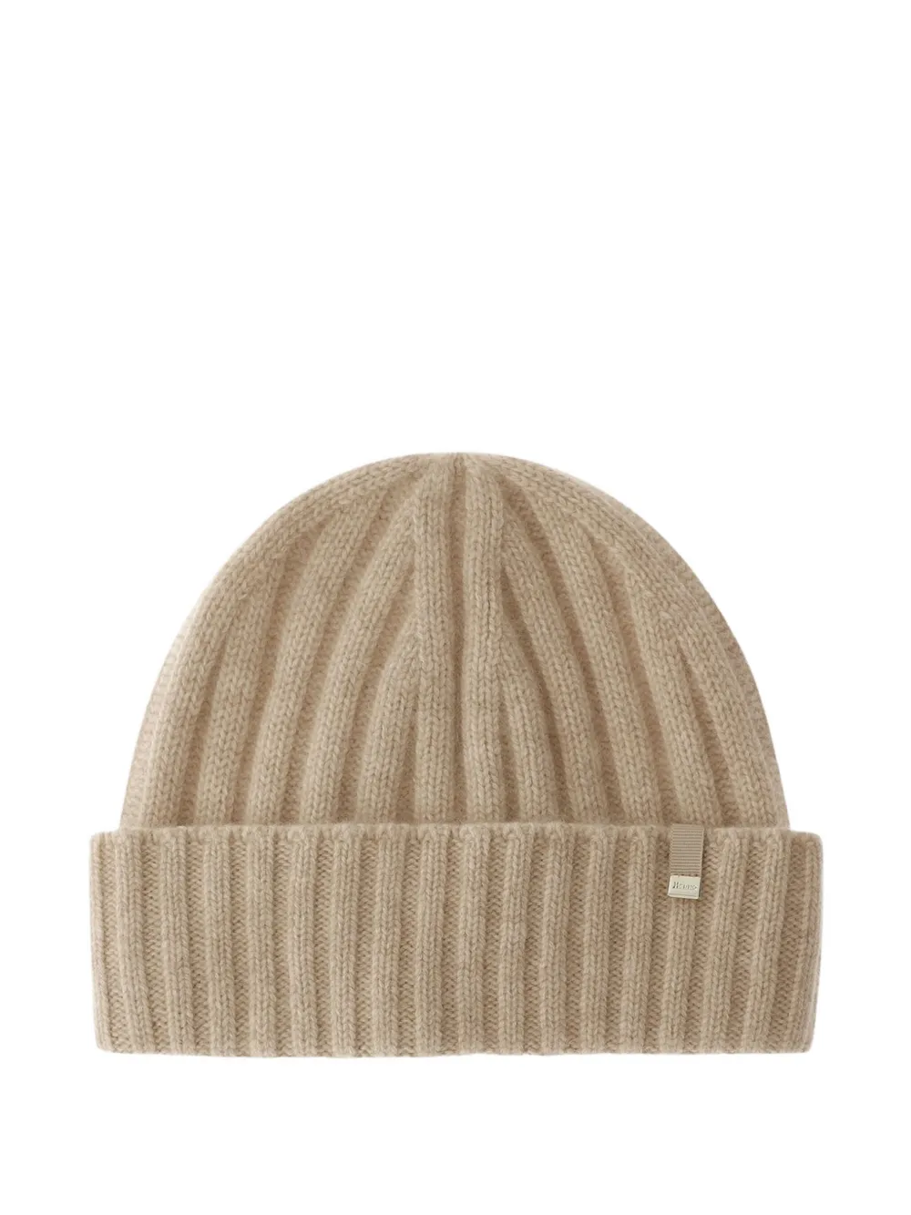 Herno Beanie In Pure Cashmere In Brown