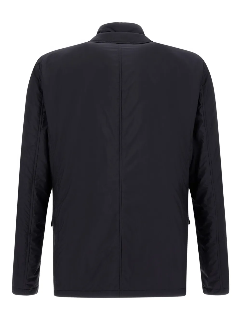 Herno Ina Ecoage jack met twee knopen Blauw