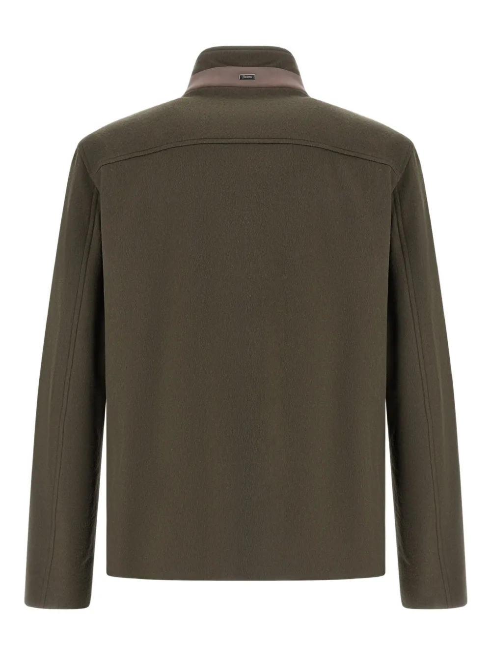 Herno Jack met hoge hals Groen