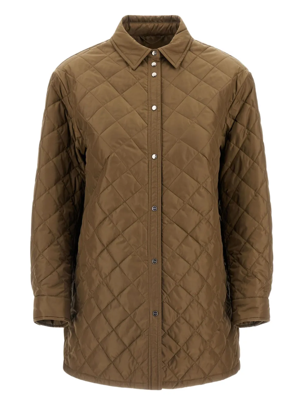 Herno Chamonix quilted shirt jacket | Green | Image 1