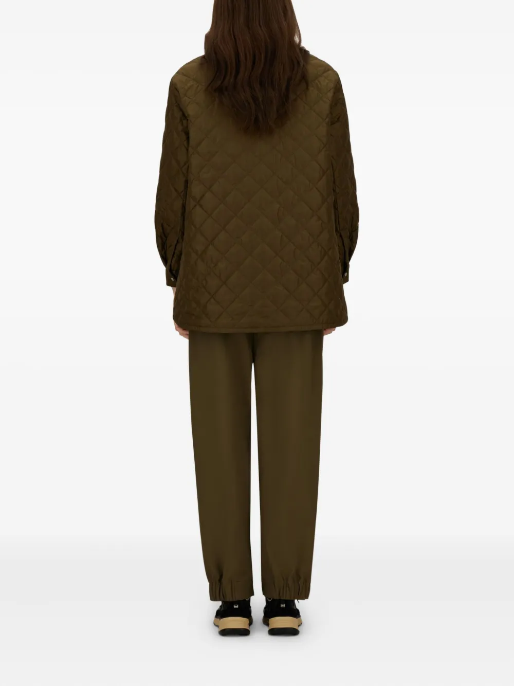 Herno Chamonix gewatteerd shirtjack Groen