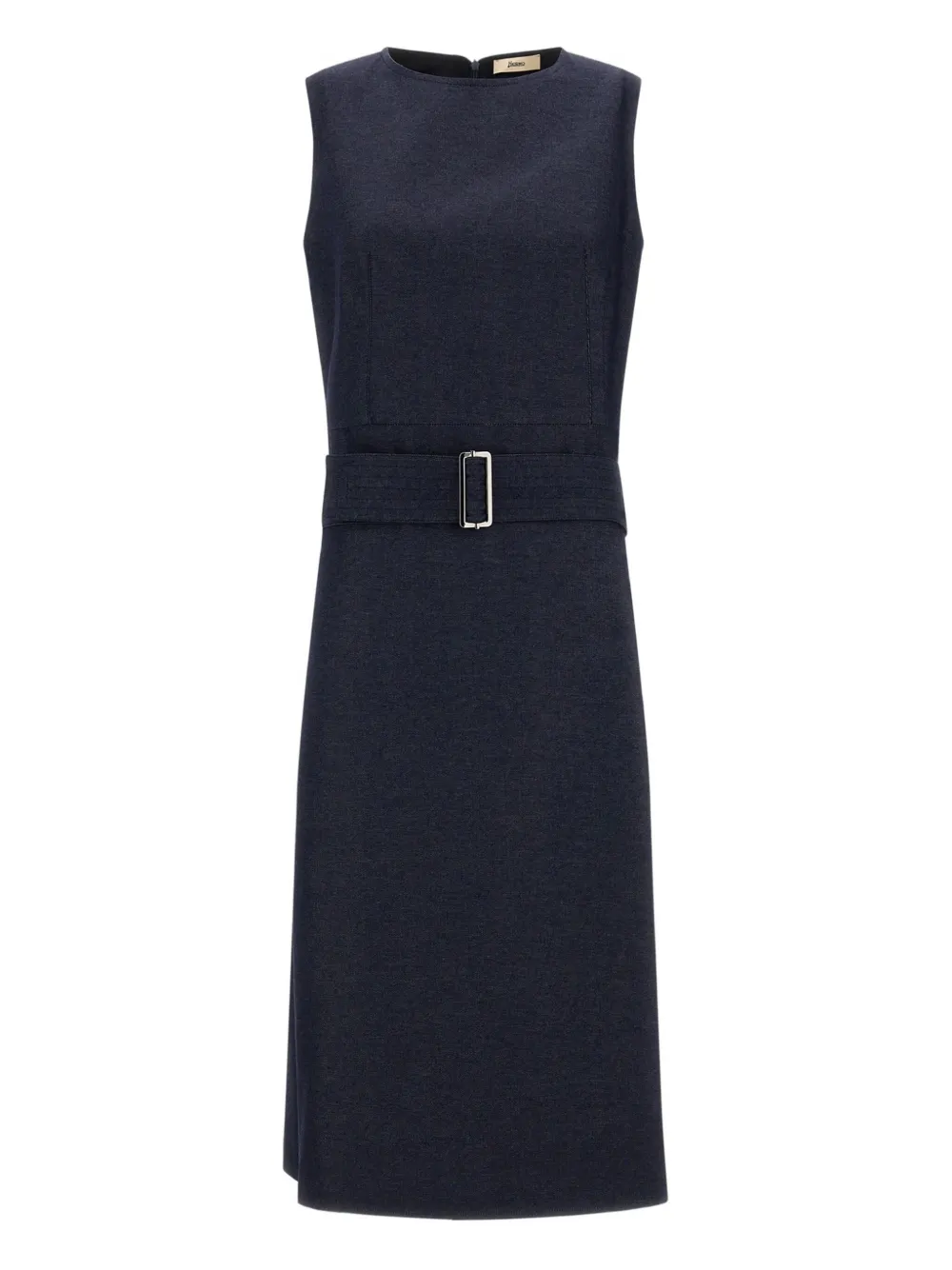 Herno Abito midi smanicato con cintura - Blu