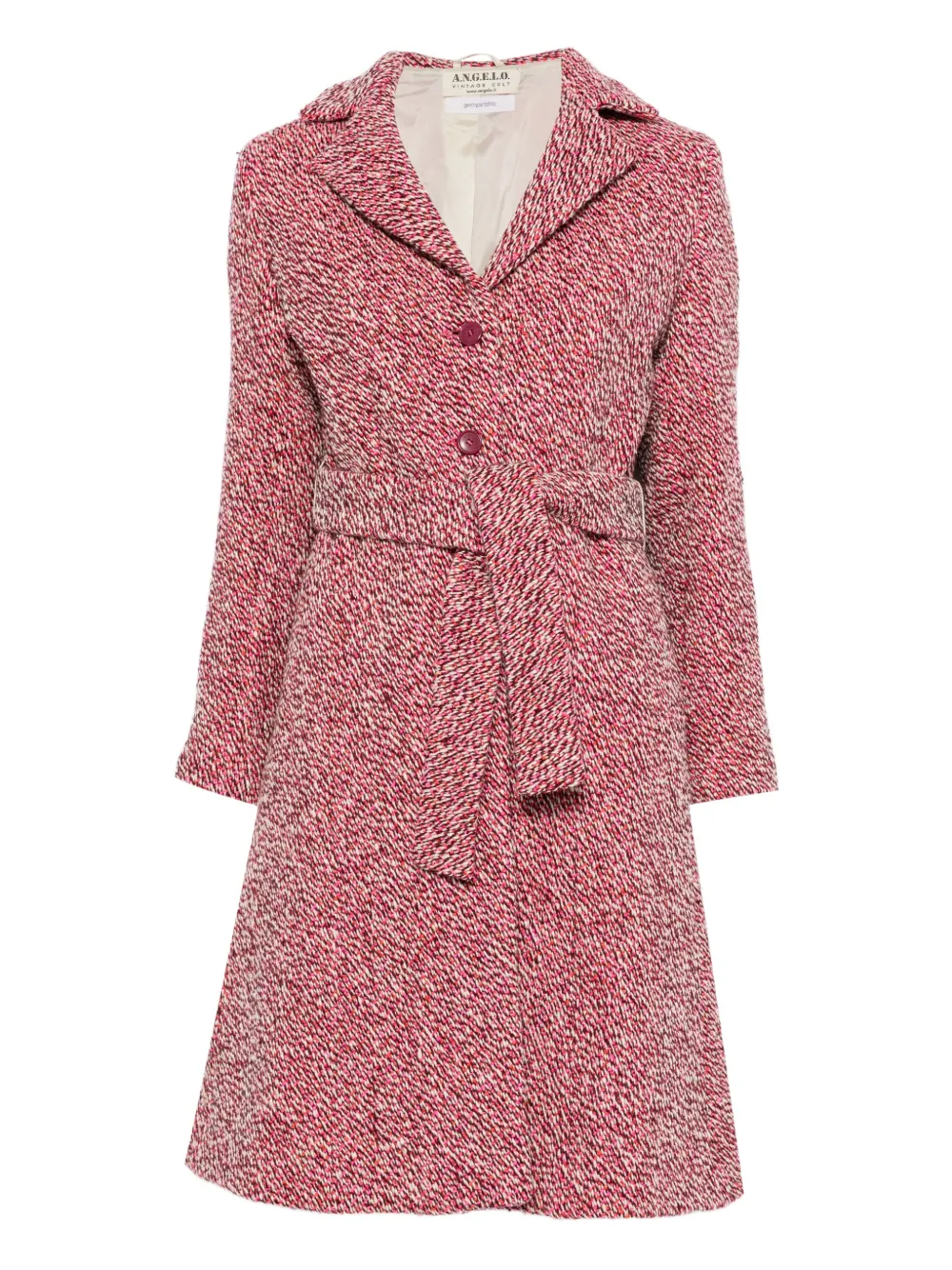 Pre-owned A.n.g.e.l.o. Vintage Cult 2000s Single-breasted Coat In Pink