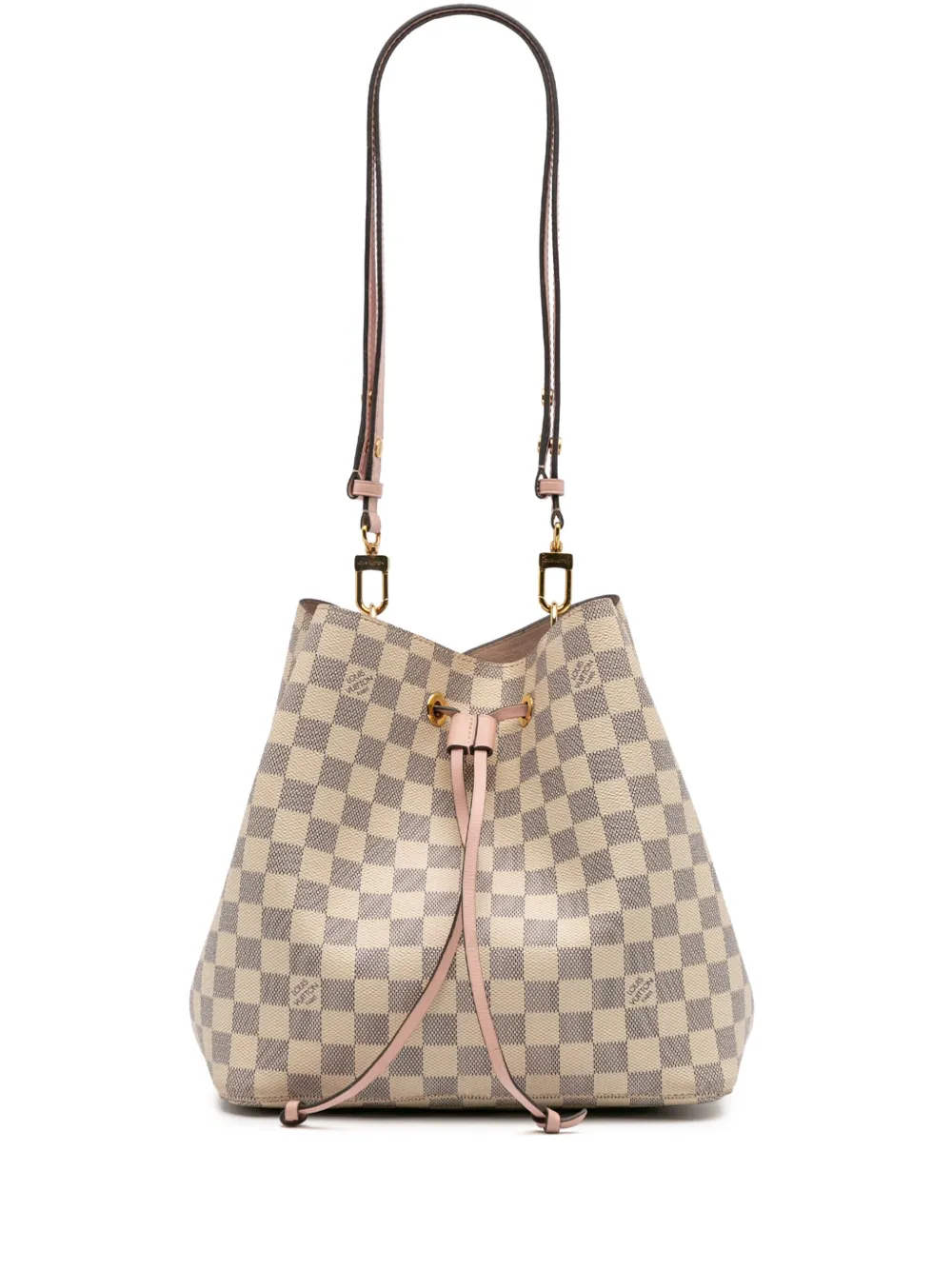 Louis Vuitton Pre-Owned 2019 ダミエ アズール ネオノエ MM バケットバッグ - ピンク Louis Vuitton Pre-Owned 2019 ダミエ アズール ネオノエ MM バケットバッグ - ピンク