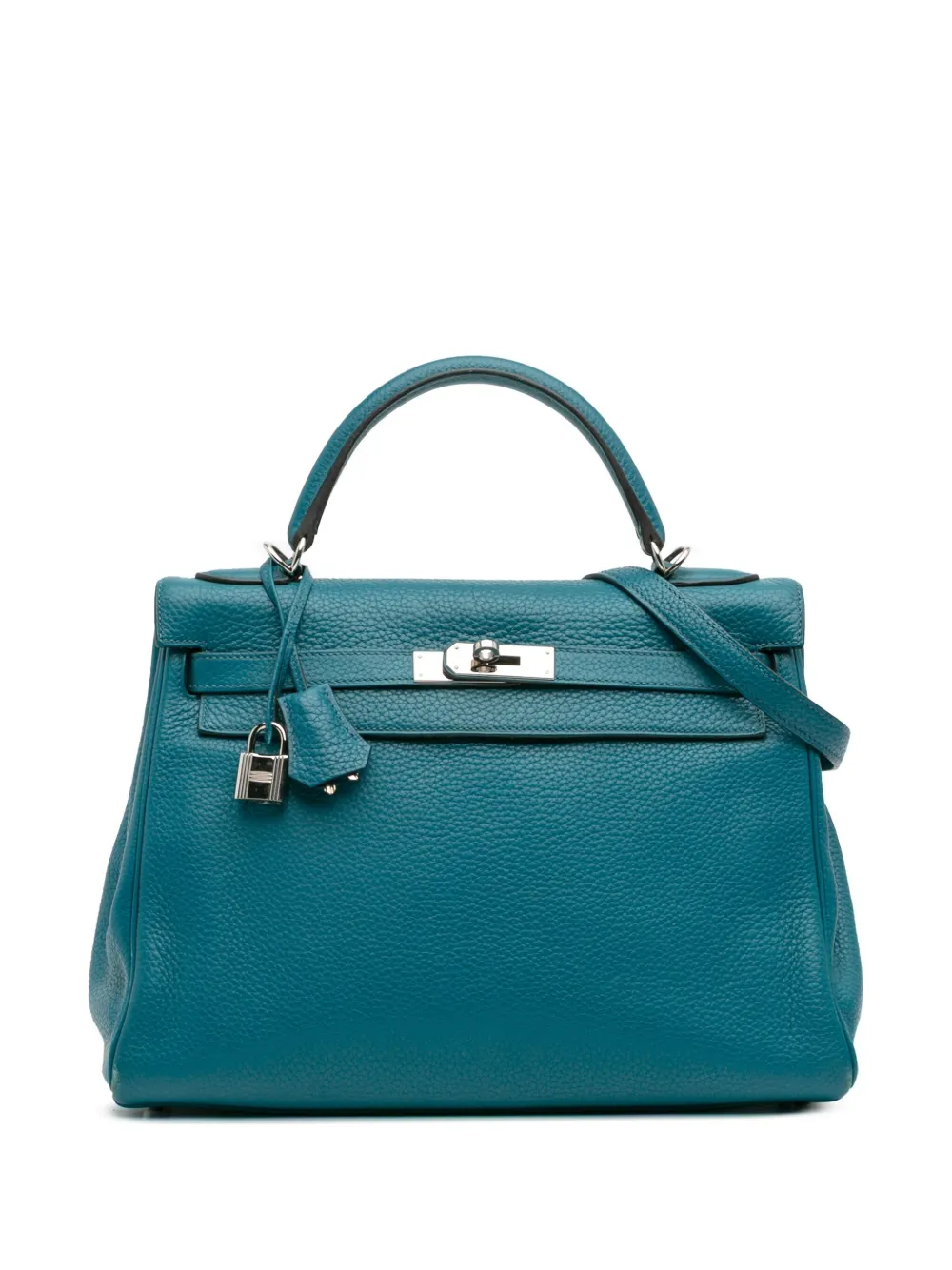 Hermès Pre-Owned 2013 クレマンス ケリー II ルトゥルネ 32 サッチェルバッグ - ブルー Hermès Pre-Owned 2013 クレマンス ケリー II ルトゥルネ 32 サッチェルバッグ - ブルー