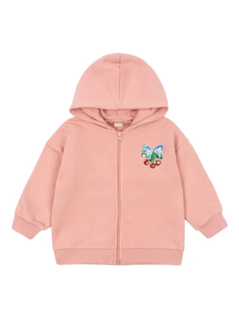 Konges Sløjd sequin-embellished zip hoodie