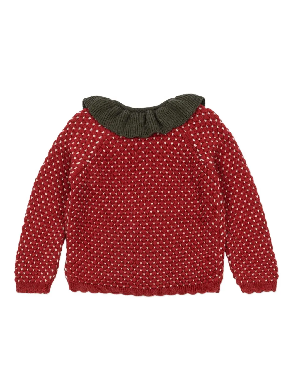 Konges Sløjd strawberry collared patterned cardigan | Cardigans | Image 2