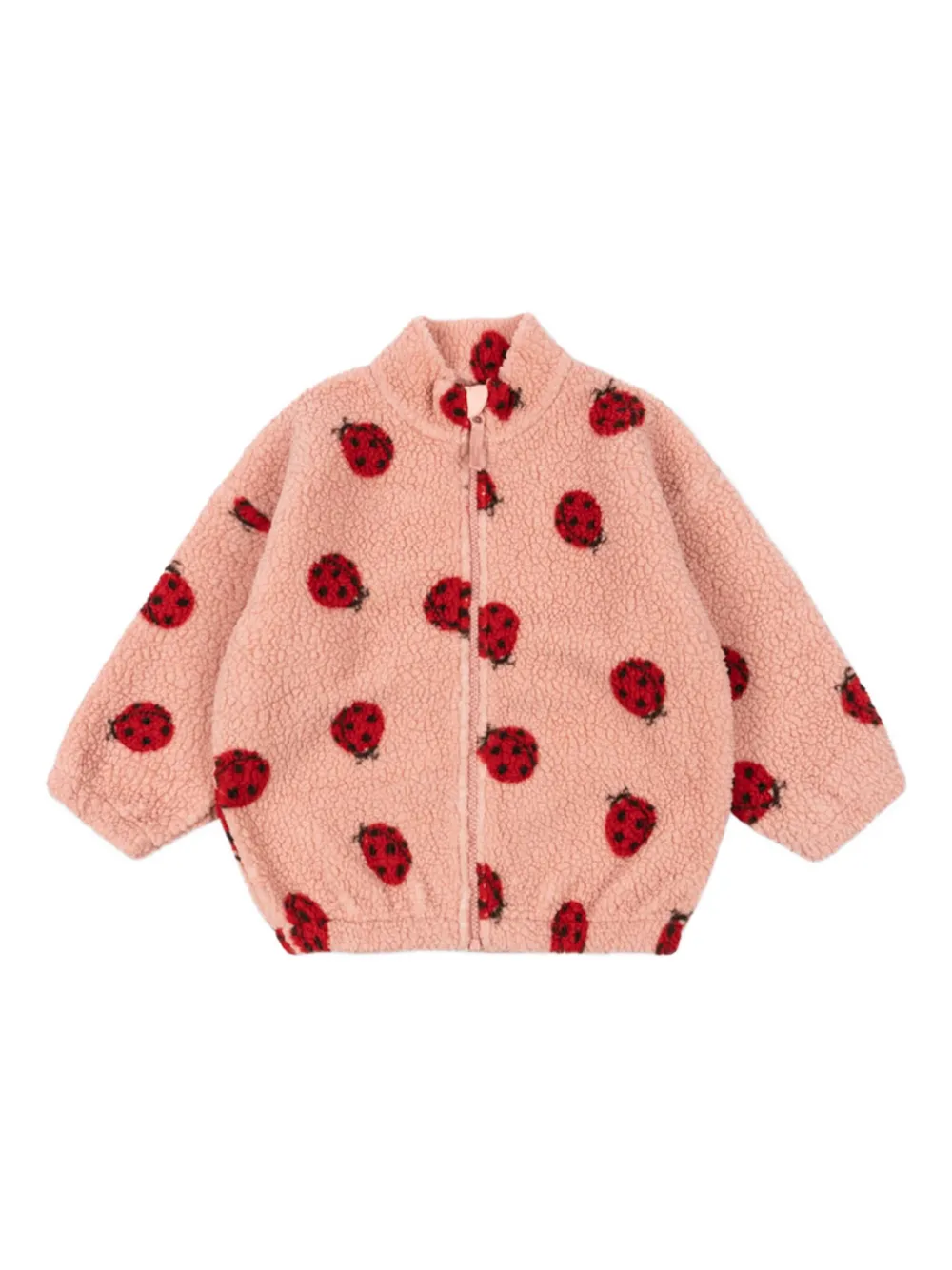 Konges Sløjd  Jody Ladybug teddy jacket | Pink | Image 1