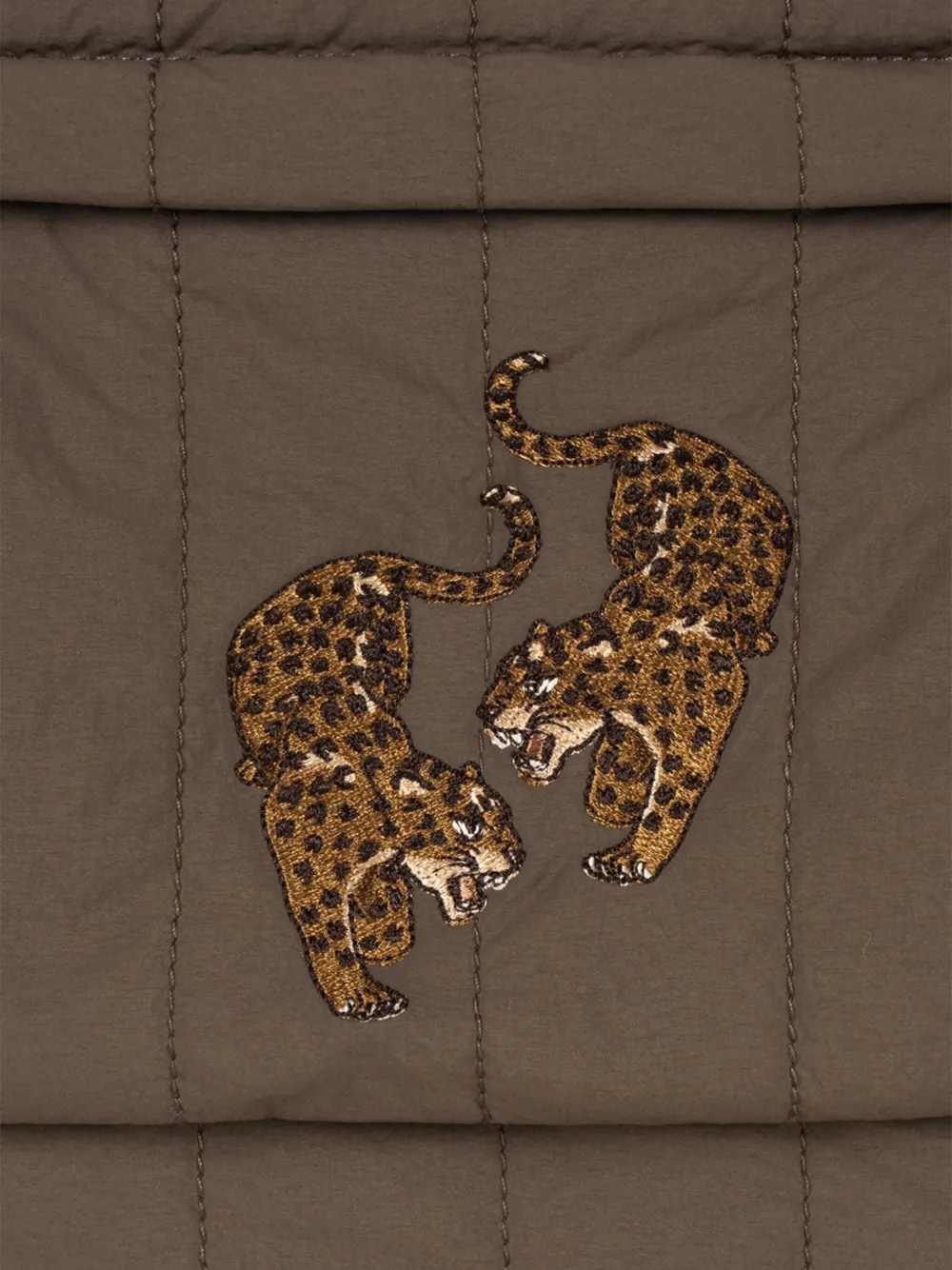 Konges Sløjd Juno Quilted Backpack In Brown