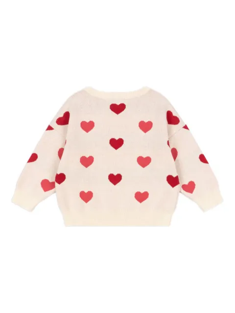Konges Sløjd heart-pattern top