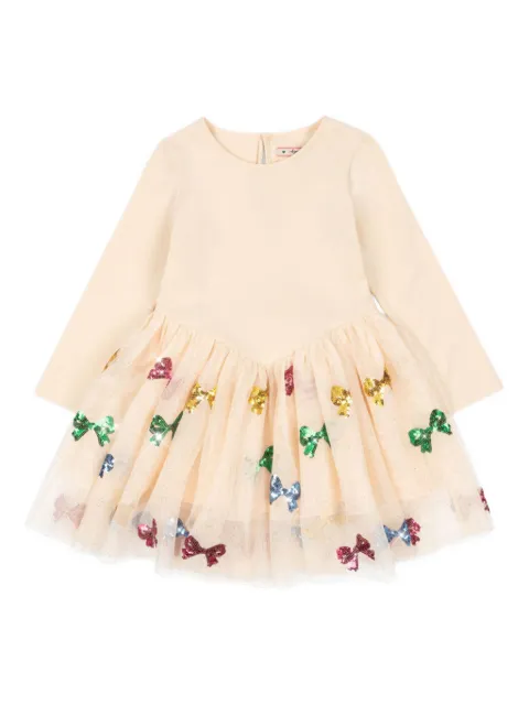 Konges Sløjd sequin-embelllished bow dress