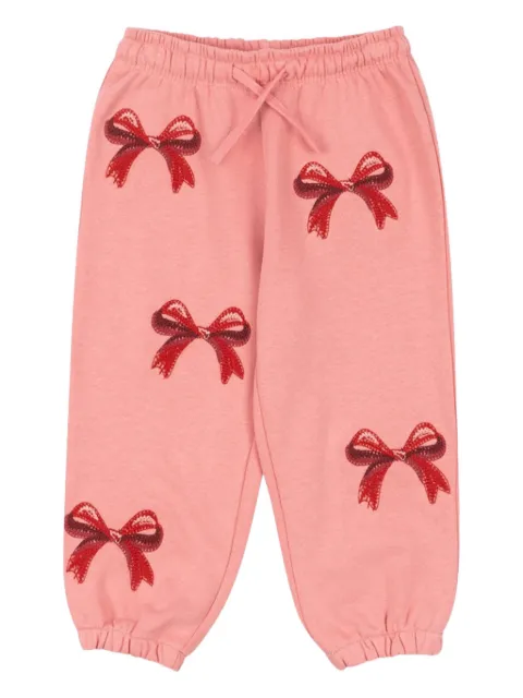Konges Sløjd bow embroidered trousers