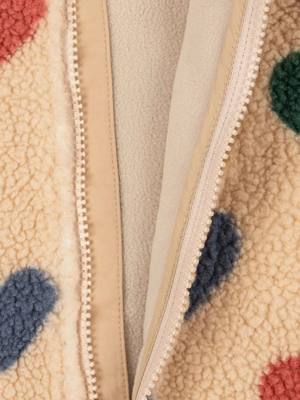 Konges Sløjd Jody bodywarmer met rits en hart Beige