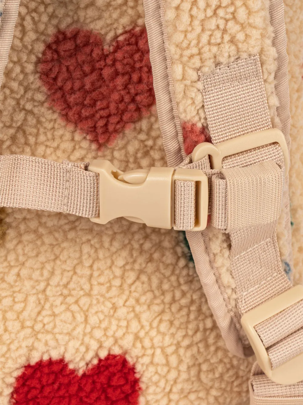 Konges Sløjd Jody Heart-pattern Backpack In Neutral