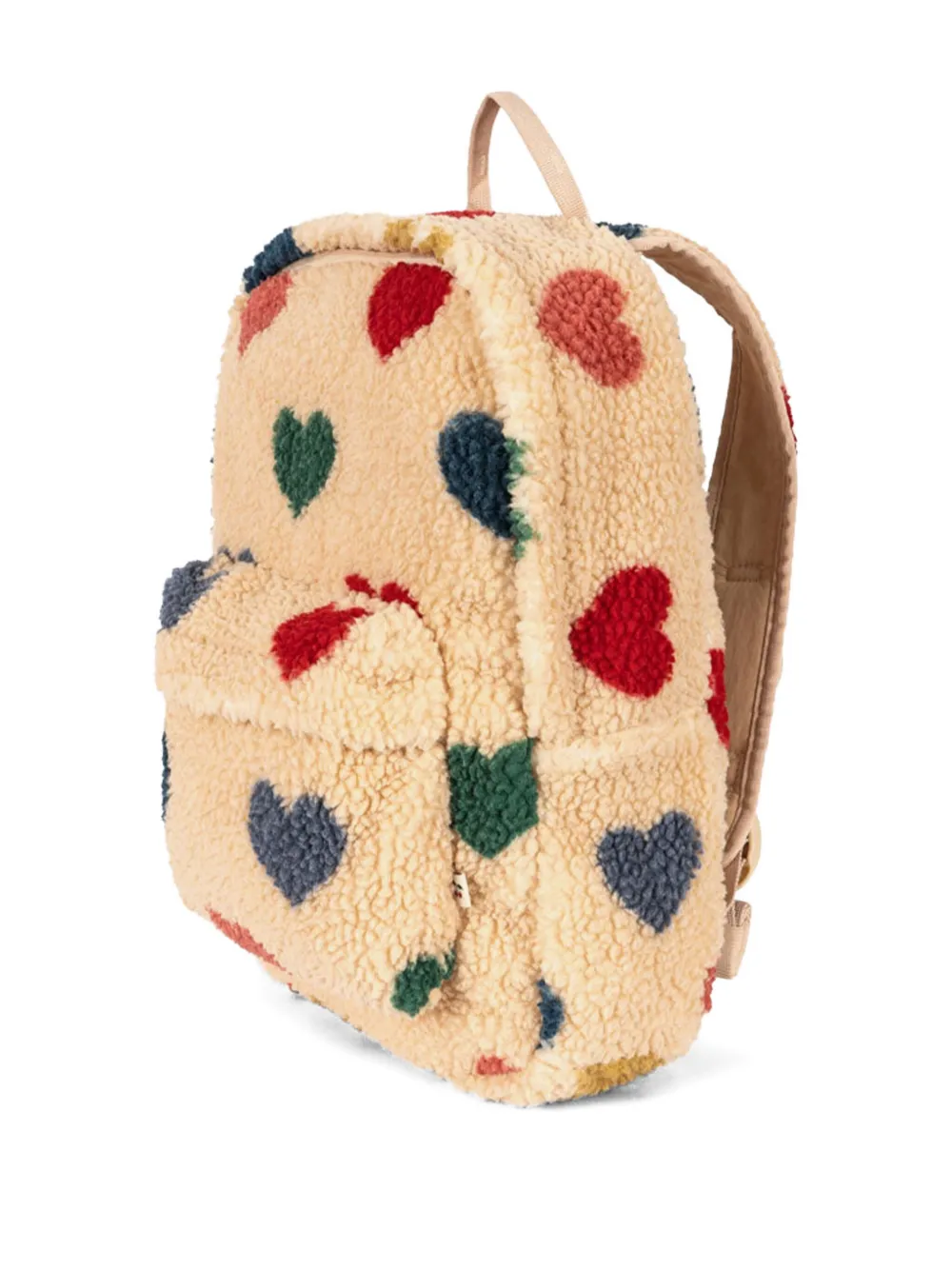 Konges Sløjd Jody rugzak met hartpatroon Roze