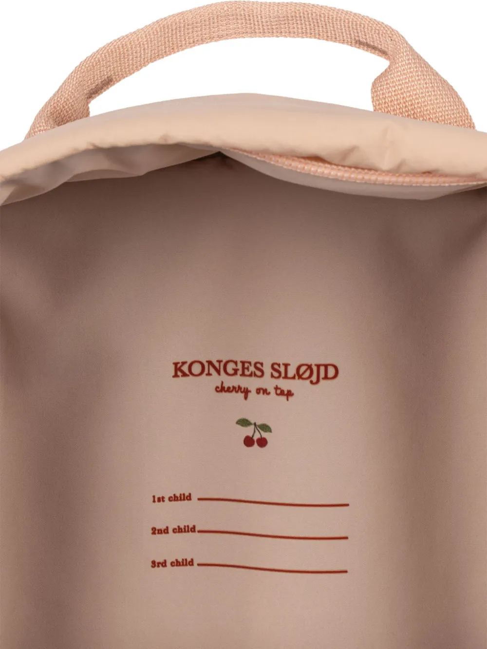 Konges Sløjd Quilted Sequin-heart Backpack In Pink