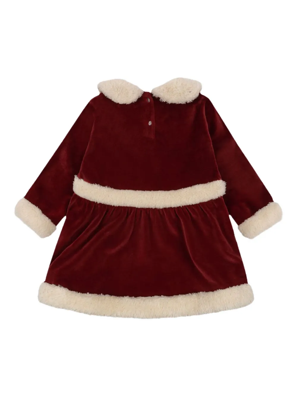Konges Sløjd collar trim dress - Rood