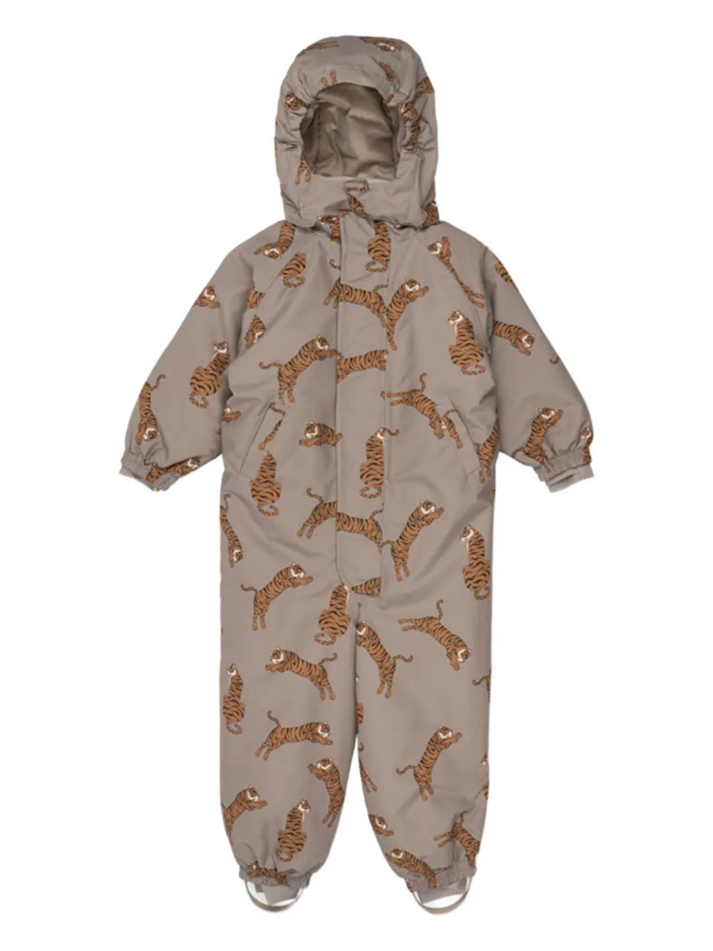 Konges Sløjd Nohr tiger-print snowsuit | Brown | Image 1