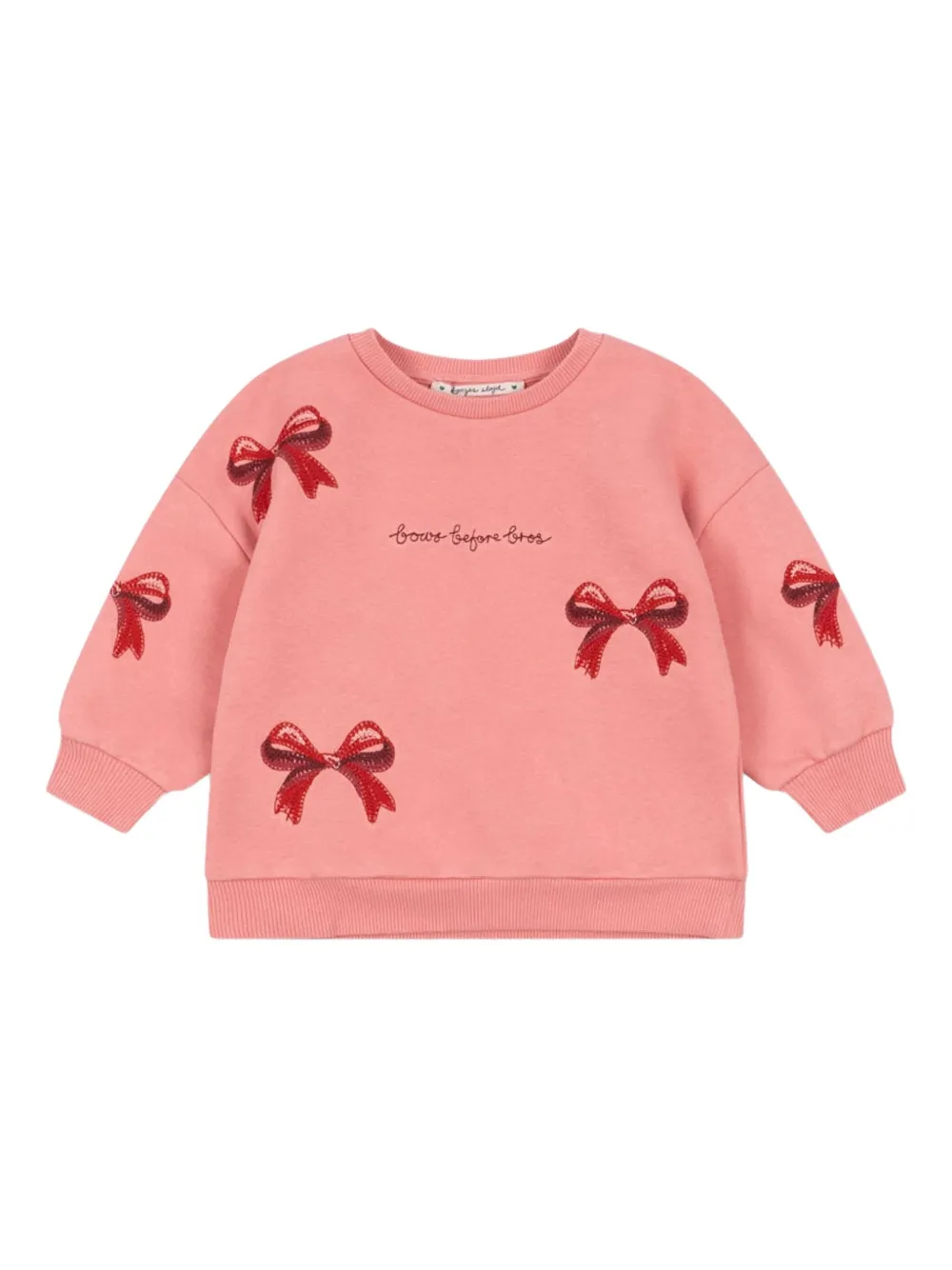 Konges Sløjd bow embroidered top | Pink | Image 1