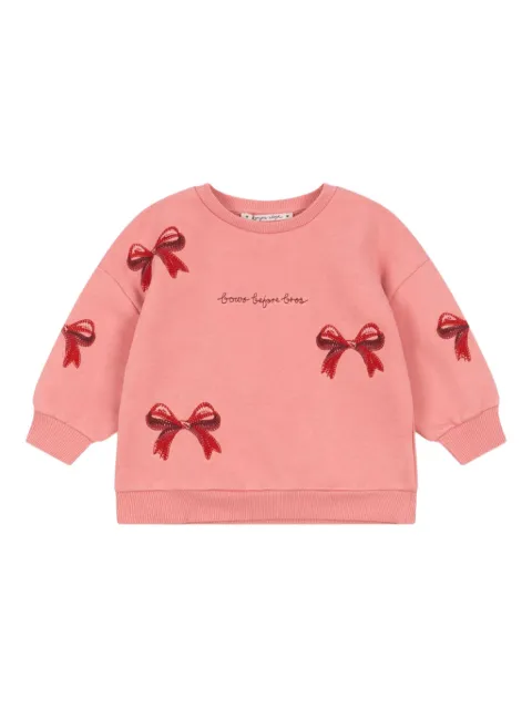 Konges Sløjd bow embroidered top