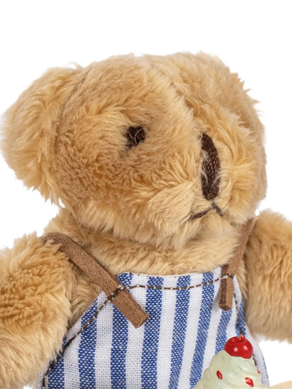 Konges Sløjd Striped Bear Toy In Brown