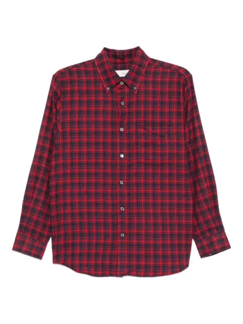 DUNST checked long-sleeved shirt