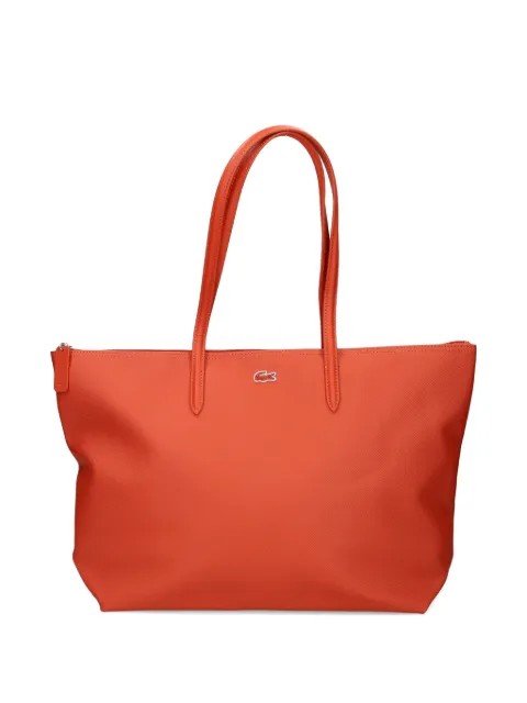 Lacoste logo-patch tote bag