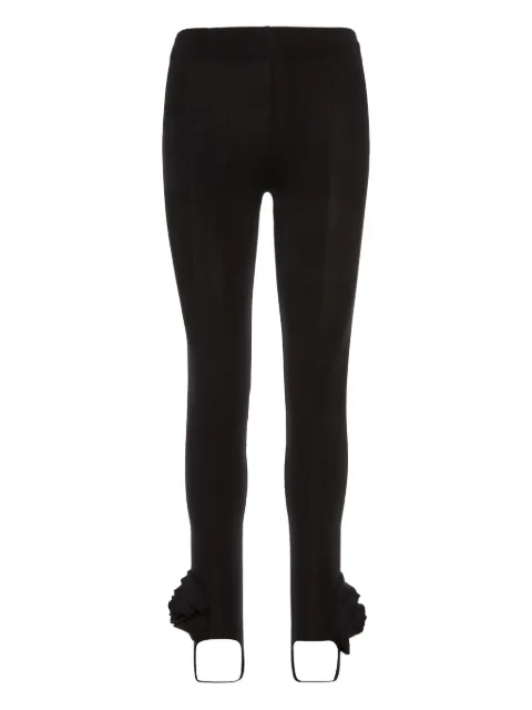 Ana Radu ruffled-cuff leggings