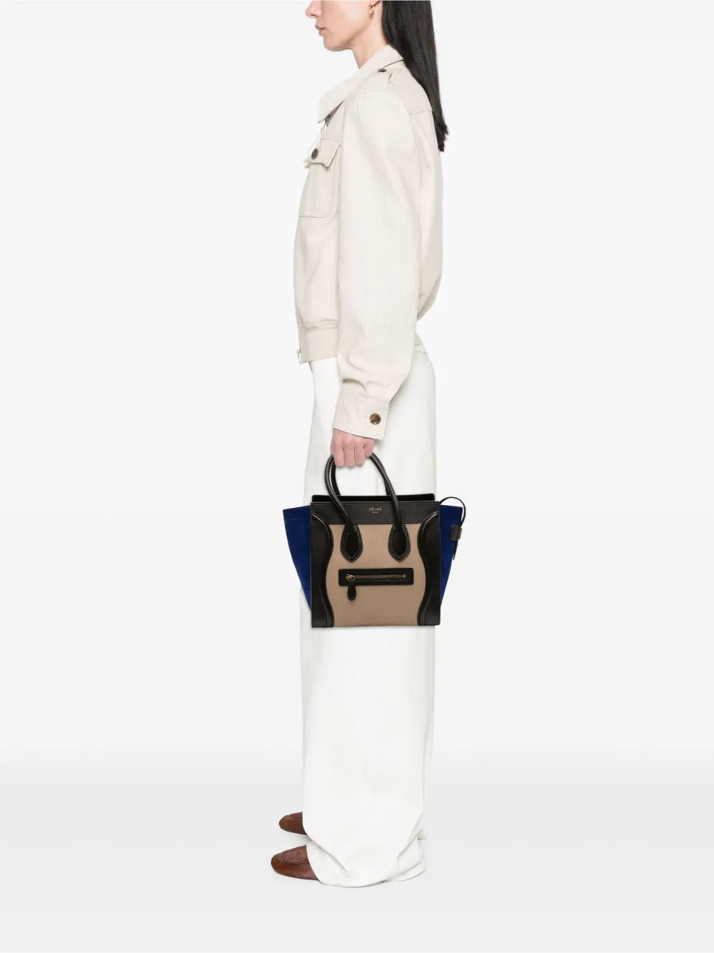 Celine Pre-Owned شنطة عملية 'لاغيدج' جلد صغيرة بثلاث ألوان 2013 | كلاسيكيات | Image 2