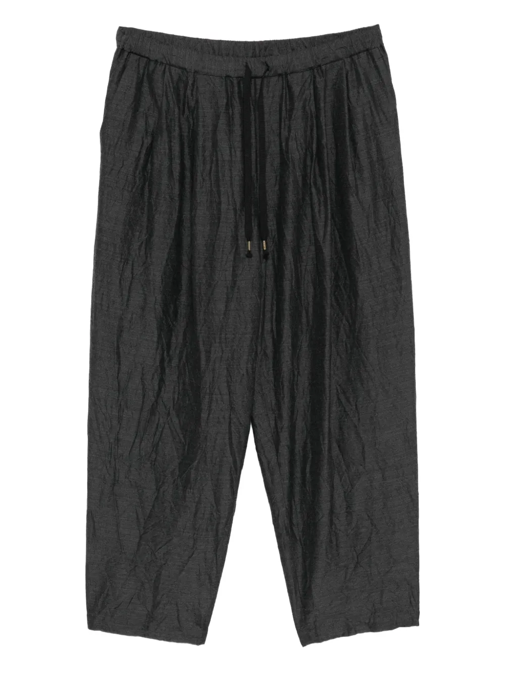 CALMLENCE double pleated tapered trousers | Grey | Image 1