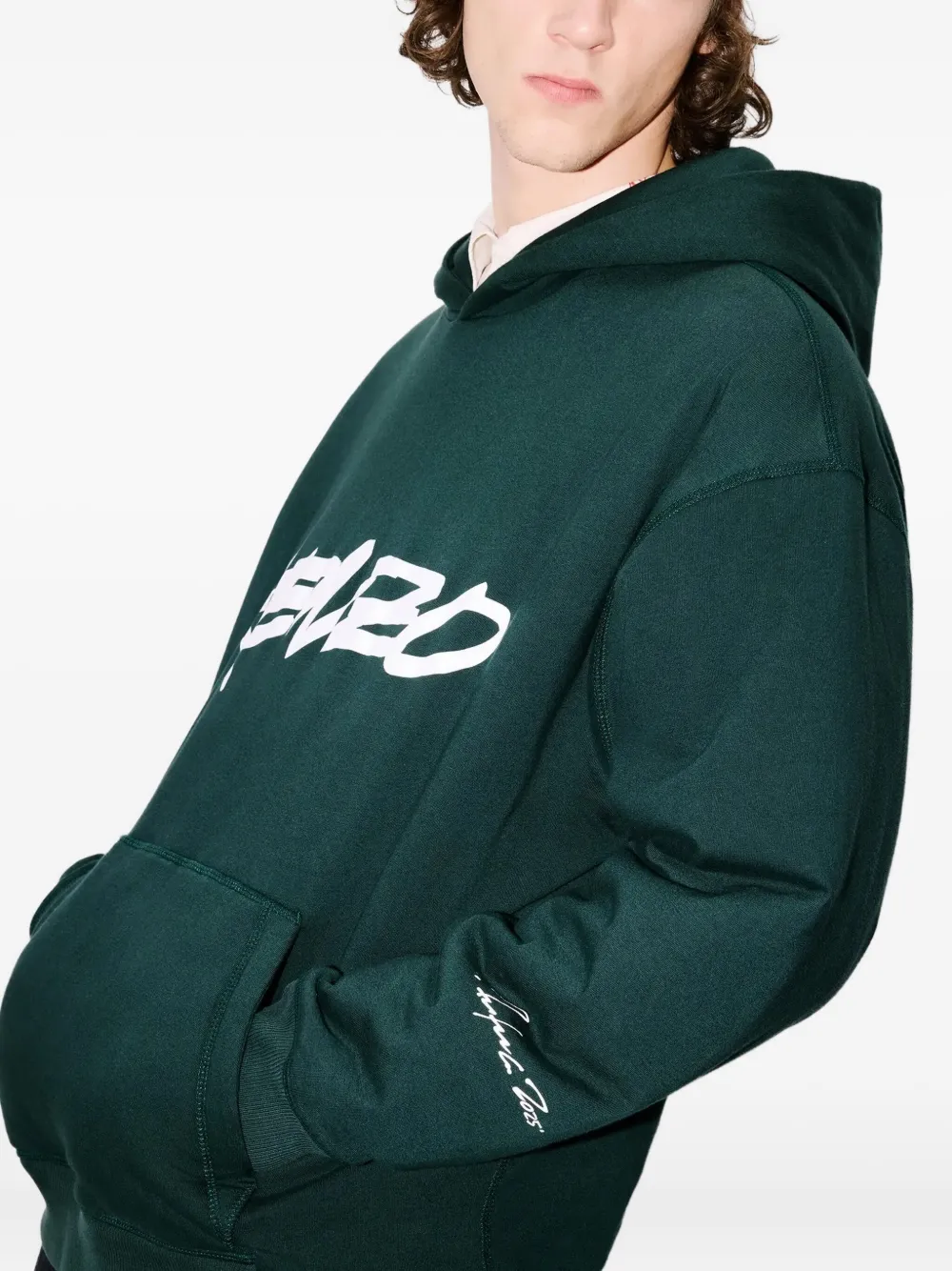 Kenzo x Futura 2000 hoodie met bloemenprint Groen