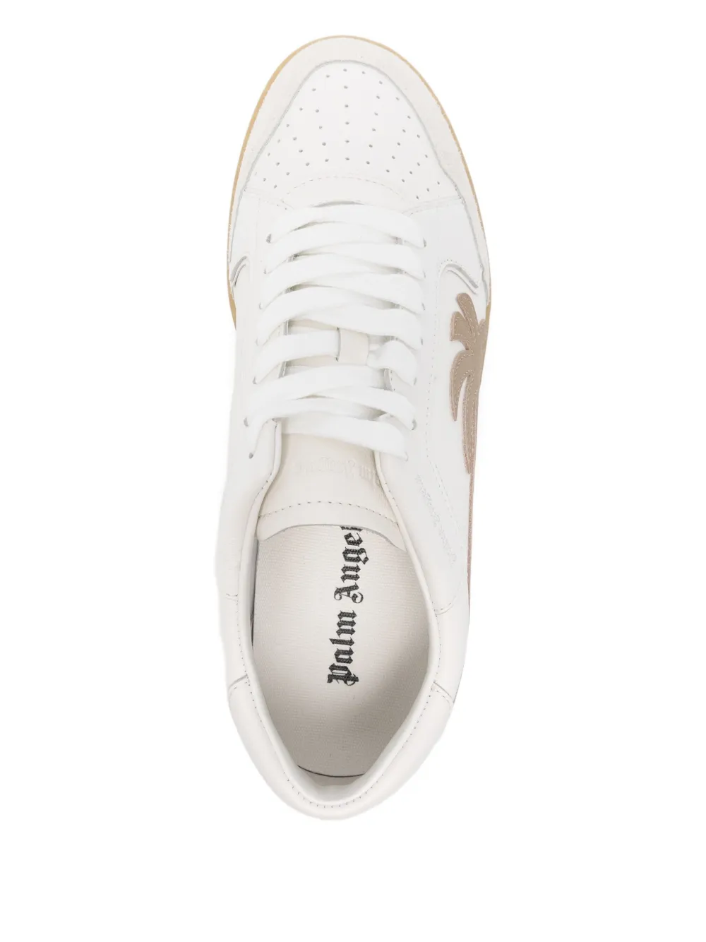 Palm Angels New Palm 1 leather sneakers Wit