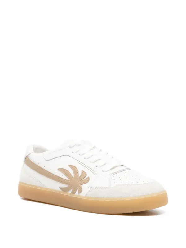 Palm Angels New Palm 1 レザースニーカー | ホワイト | FARFETCH JP