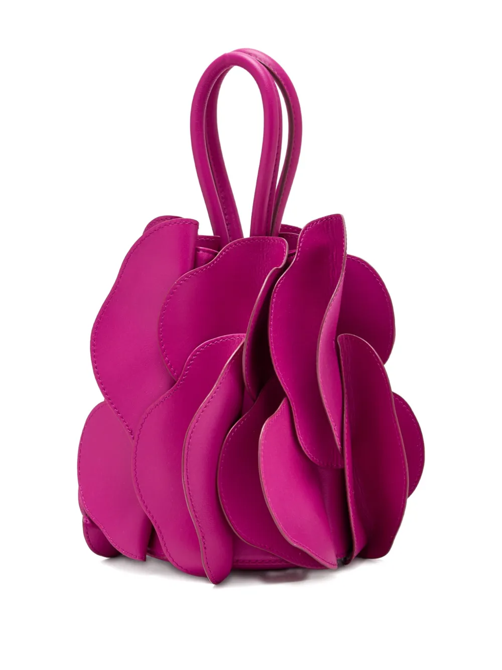 FARM Rio Flower leather satchel - Roze