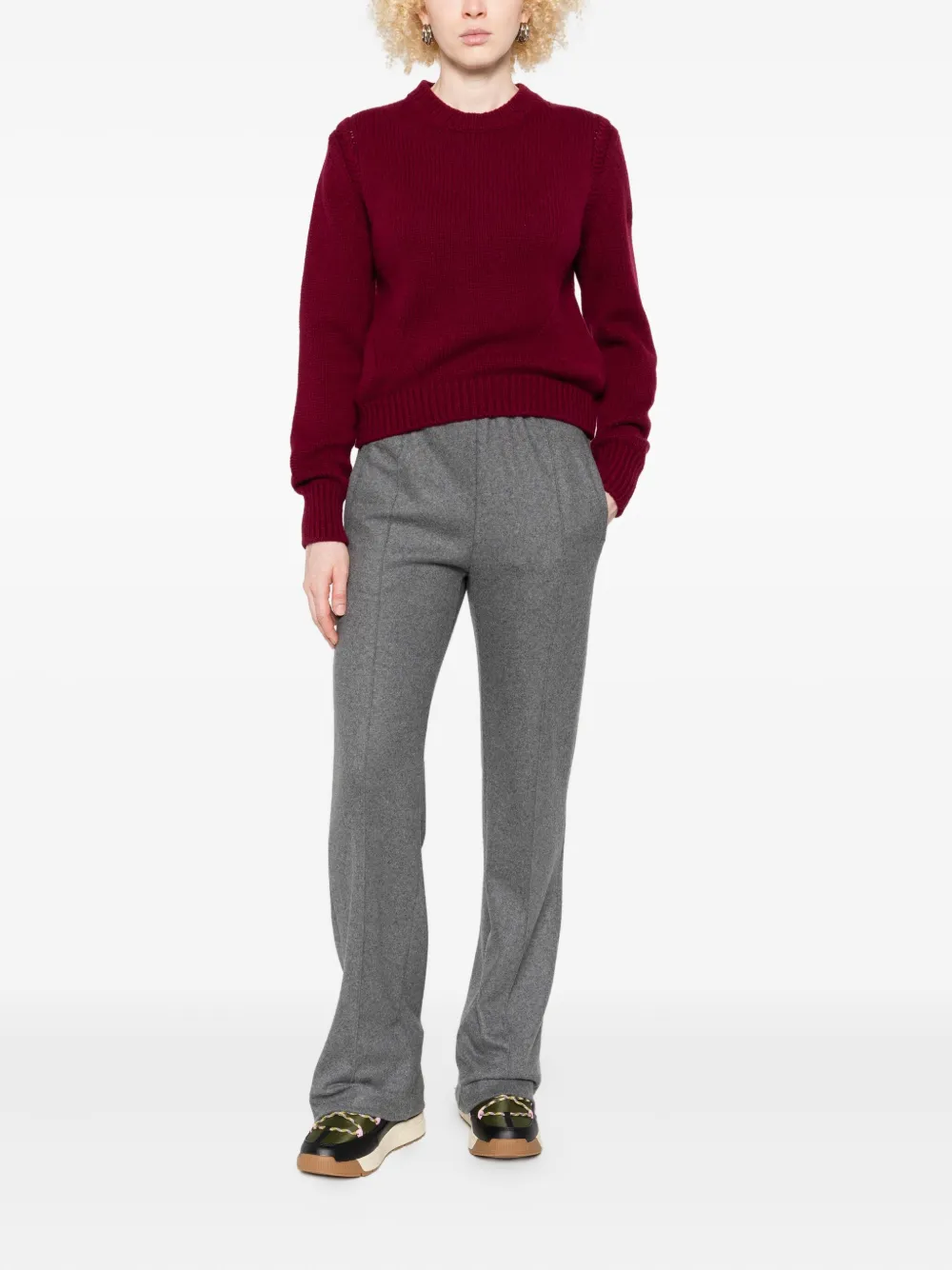 Moncler round-neck sweater | Knitted Sweaters | Image 2